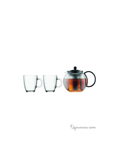 Набор чайный 3 предмета Bodum, цвет прозрачный