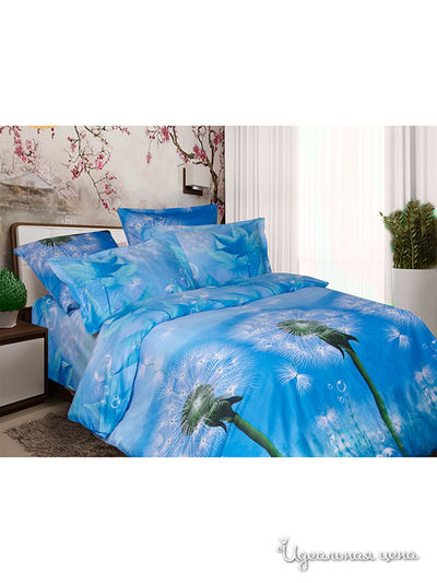 Комплект постельного белья 1,5 спальный Caprice, цвет голубой