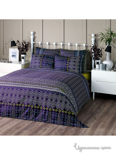 Комплект постельного белья семейный Togas, цвет тёмно-фиолетовый