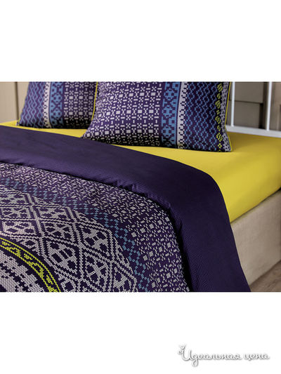 Комплект постельного белья Евро Togas, цвет тёмно-фиолетовый
