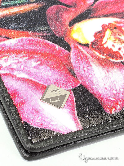 Обложка на паспорт Flioraj, цвет черный, розовый