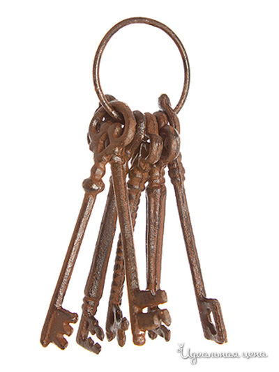 Декор "Ключи" PetitJardin, цвет коричневый