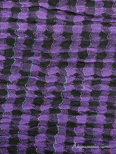 Палантин Flioraj, цвет фиолетовый, черный