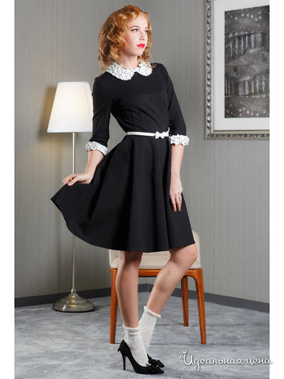 Платье Tasha Martens, цвет черный, белый