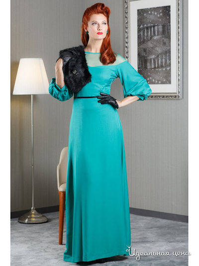 Платье Tasha Martens, цвет бирюзовый