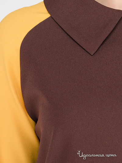 Платье Rocawear, цвет коричневый, желтый