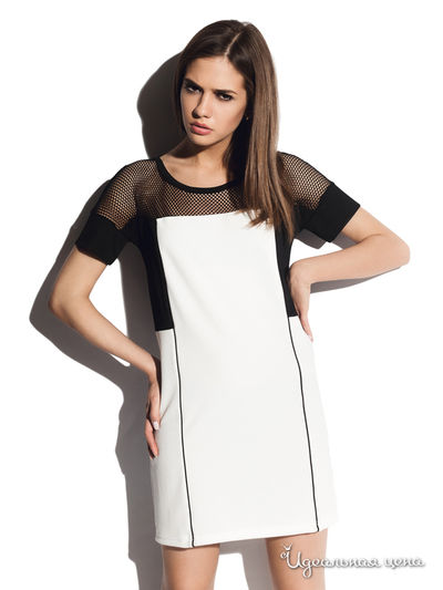 Платье Cardo, цвет белый, черный