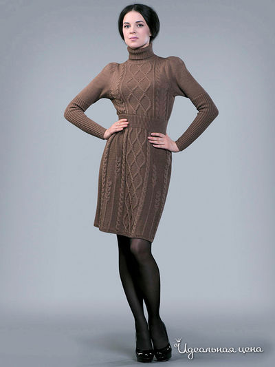 Платье Ksenia Knyazeva, цвет коричневый