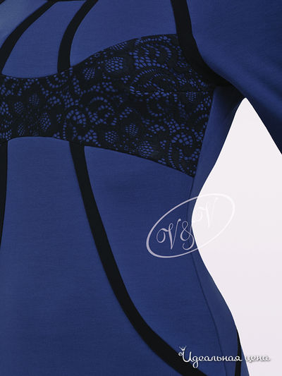 Платье V &amp; V, цвет синий