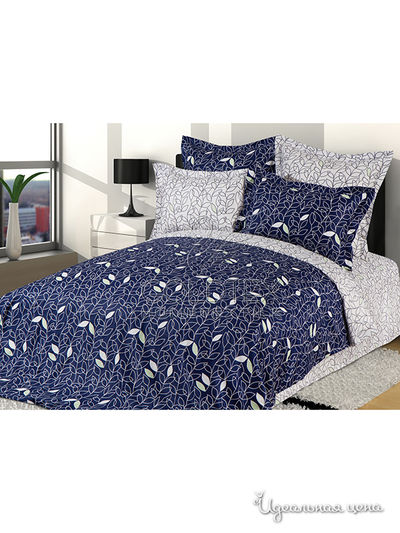 Комплект постельного белья 1,5-спальный Goldtex, цвет синий