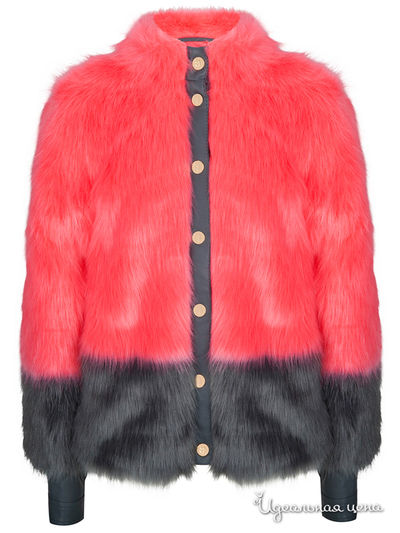 Куртка Supertrash, цвет розовый, серый