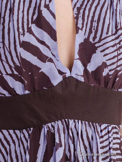 Платье Eva Franco, цвет сиреневый, коричневый