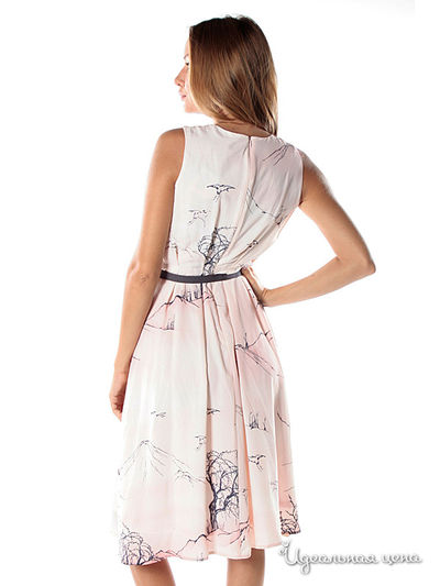 Платье Eva Franco, цвет кремовый, розовый