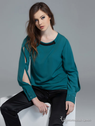 Блуза Versace 19.69, цвет зеленый