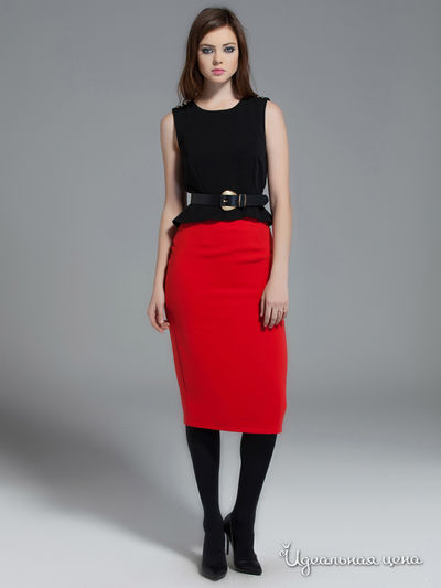Платье Versace 19.69, цвет красный, черный