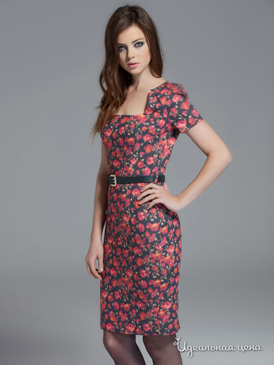 Платье Versace 19.69, цвет красный