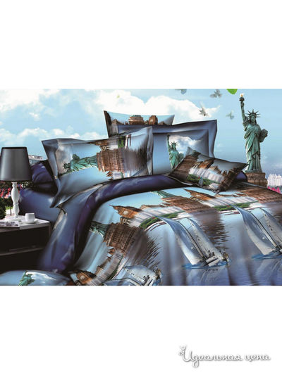 Комплект постельного белья, евро Pandora, цвет Мультиколор
