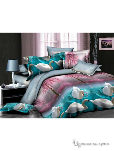 Комплект постельного белья, евро Pandora, цвет Мультиколор
