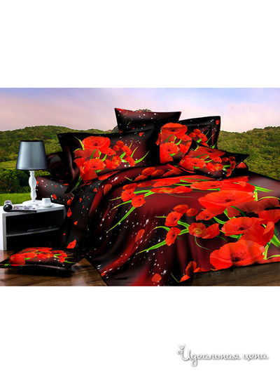 Комплект постельного белья, 1,5-спальный Pandora, цвет мультиколор