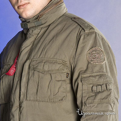 Куртка Alpha Industries мужская, цвет хаки