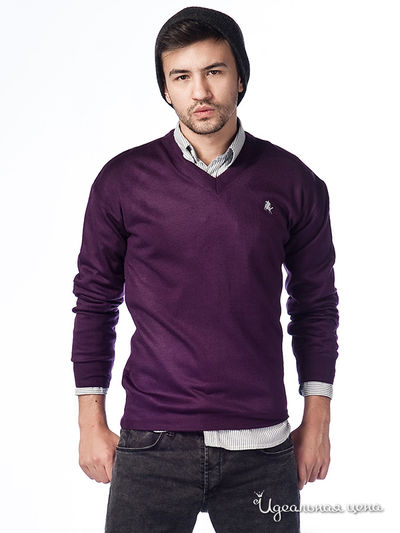 Пуловер Saint Laurent, цвет фиолетовый
