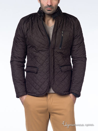 Куртка Saint Laurent, цвет коричневый, черный