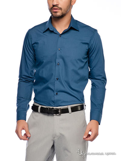 Рубашка Saint Laurent, цвет синий