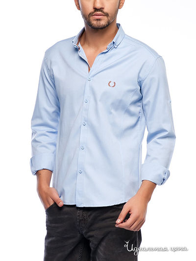Рубашка Saint Laurent, цвет светло-синий