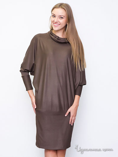 Платье Aerin, цвет коричневый