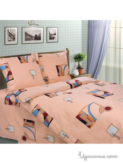 Комплект постельного белья, 1,5-спальный Традиция Текстиля, цвет Графика