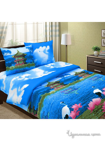 Комплект постельного белья, 1,5-спальный Традиция Текстиля, цвет Пагода