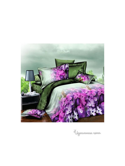 Комплект постельного белья, 1,5-спальный Caprice, цвет Цветы сирени