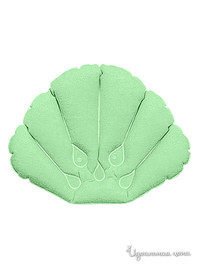 Подушка для ванны 41*30 см Мультидом, цвет зеленый