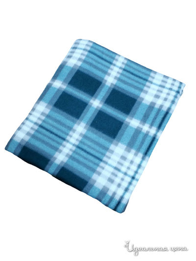 Плед, 180х200 см Текстильный каприз, цвет синий
