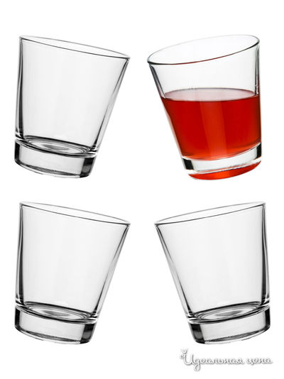 Набор стаканов, 4 шт Sagaform, цвет прозрачный