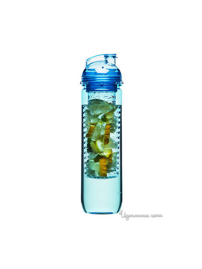Бутылка с емкостью для фруктов Sagaform, цвет синий