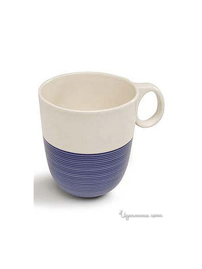 Двойная чашка Sagaform, цвет белый,  синий