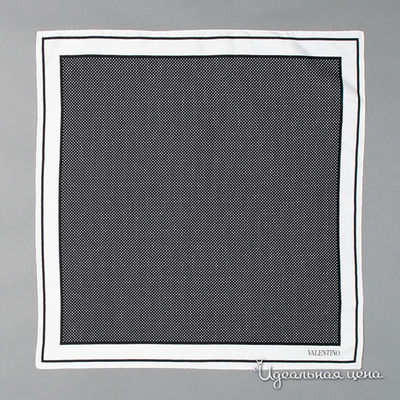 Платок Valentino, цвет цвет черный / белый