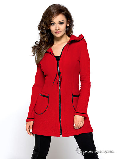 Пальто KarteS-Moda, цвет красный