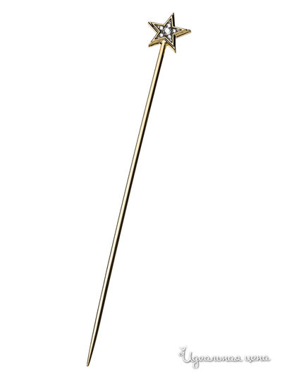Шпилька Evita Peroni, цвет золотой
