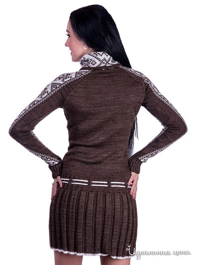 Платье Palvira, цвет коричневый
