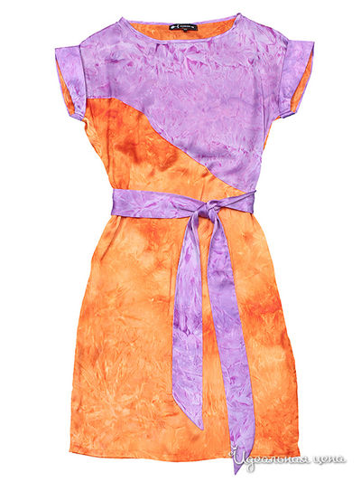Платье Xarizmas, цвет оранжевый, фиолетовый