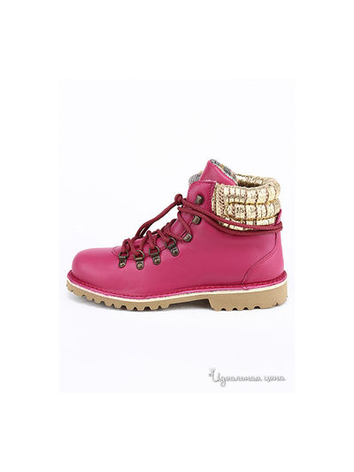 Ботинки Bouton, цвет розовый