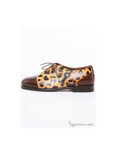 Ботинки Bouton, цвет коричневый, леопардовый