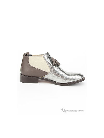 Ботинки Bouton, цвет серебряный, серый