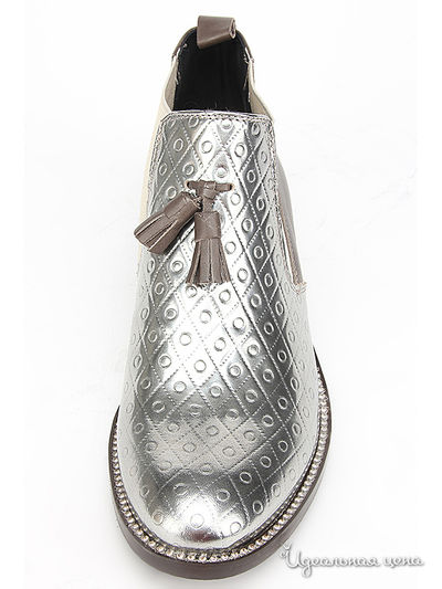 Ботинки Bouton, цвет серебряный, серый