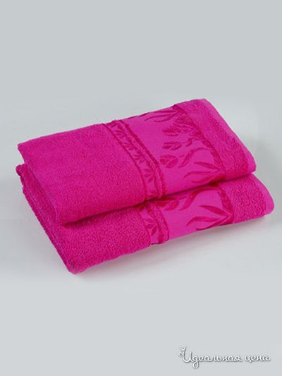 Полотенце, 70х140 см Португалия, цвет розовый
