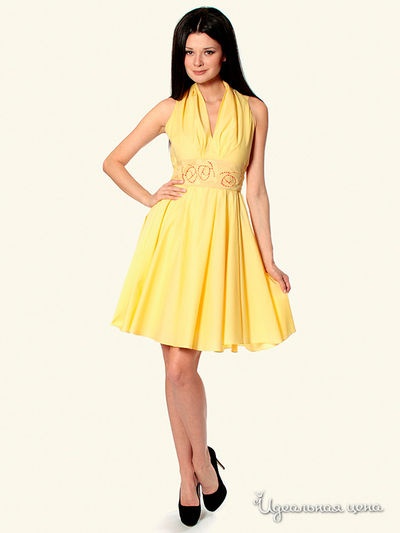 Платье Aftershock, цвет желтый