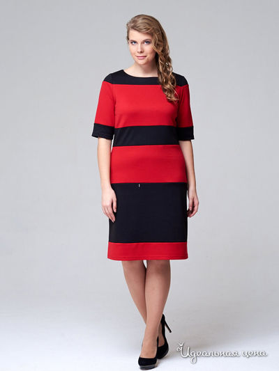 Платье Amarti, цвет красный, черный