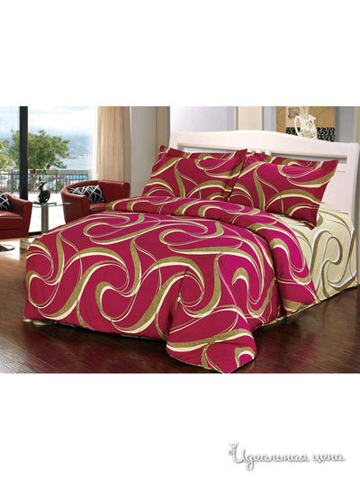 Комплект постельного белья Евро Softline, цвет: Мультиколор